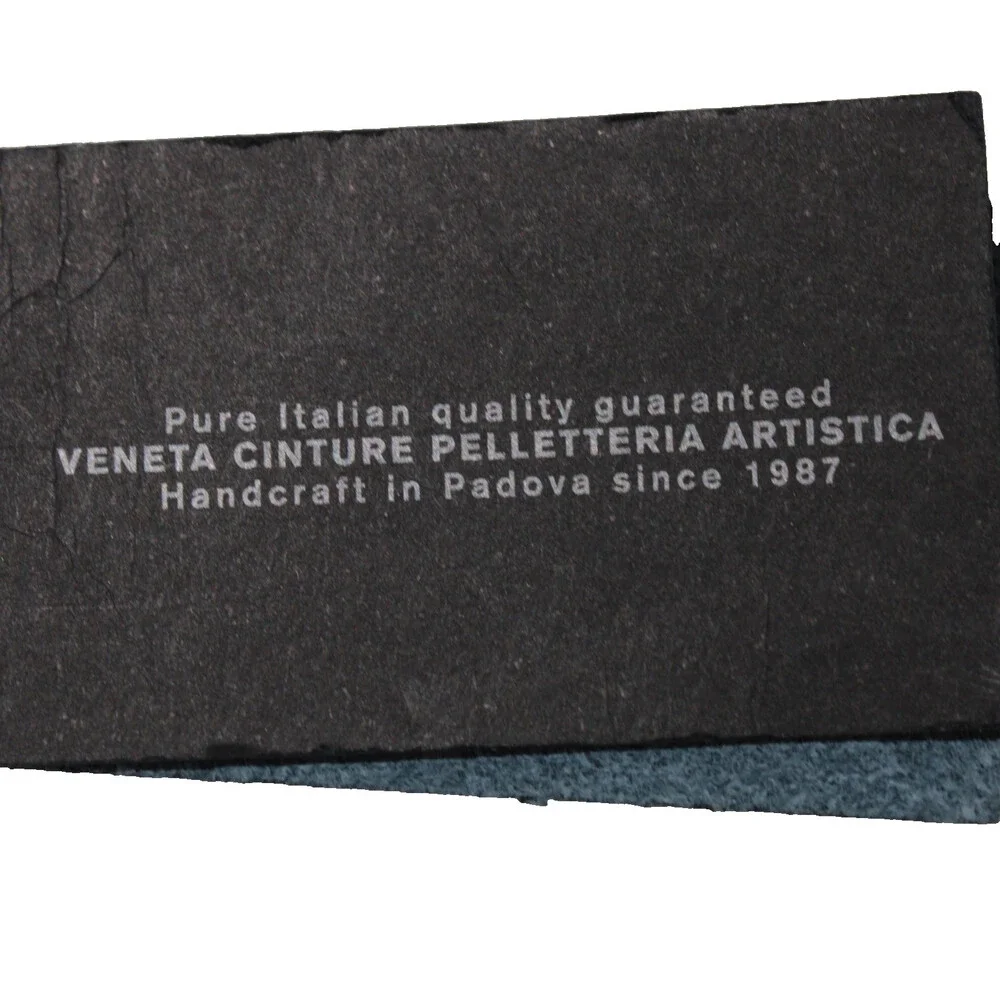 Veneta Cinture NWT Classic Belt Size 85 (US 32) in Black Leather Made in Italy